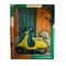 Tablou Retro Scooter Metal Wall Art &ndash; Colorful Frame