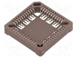 Soclu NINIGI pentru circuite integrate PLCC44, bronz-fosfor cositorit, 1A