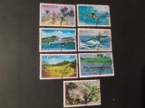 Seria Completă Grenada 1976 - Turism, Sporturi Acvatice, Scufundări, Golf, Tenis, Pescuit, 7v, Ștampilată -A333, Stampilat