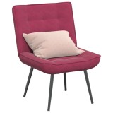 VidaXL Scaun de relaxare Vin Roșu 64x74x84 cm catifea