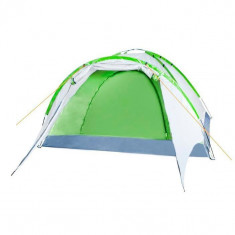 Cort camping pentru 2 persoane, cu baldachin, husa cu maner, 200x320x140 cm, Nevada, Malatec