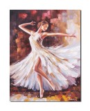 Cumpara ieftin Tablou modern living pictat manual, Eleganta, 90x70cm ulei pe panza in cutit efect 3D, gata de expus pe perete