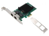 Card Extensie PC PCIe RJ45 x2 1Gbps