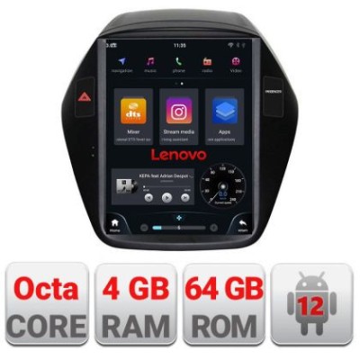 Navigatie Hyundai IX35 2010-2015 tip tesla radio gps internet Qualcomm 8X 8+128 360 4G carplay android auto kit-tesla-361+ CarStore Technology foto