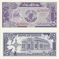 1987 (1 I), 25 piastres (P-37) - Sudan - stare UNC!