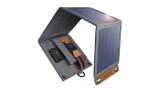 Choetech &Icirc;ncărcător solar pliabil de călătorie 14W USB 5V/2.4A cu panou solar, gri (SC004)