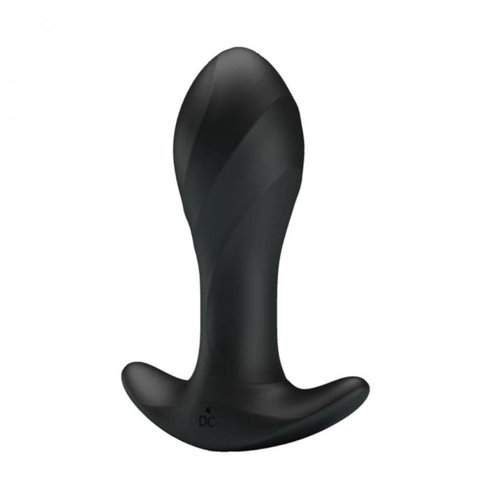 Pretty Love Anal Plug Massager - Dop Anal cu 12 Funcții Vibrație, 10,5 cm