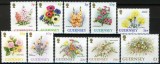 GUERNSEY 1992-FLORI -Serie completa de 10 timbre MNH, Nestampilat
