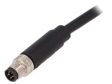 Conector M8 Tată 5 Pini cu Cablu 1,5A