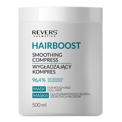 Masca pentru par Hairboost Smoothing Compress, pentru par aspru, lipsit de stralucire, Revers, 500ml foto