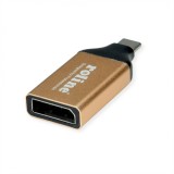Adaptor GOLD USB-C la Displayport 1.2 4K@60Hz T-M, Roline 12.03.3232*