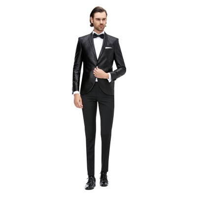 Sacou barbati ceremonie jacquard S003 foto