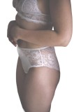 Cumpara ieftin Chilot Dama Clasic Talie Inalta Luan, Microfibra &amp; Dantela, Alb 3XL, Elegant, Confortabil, Poliamida/Elastan, Alb, Bej, Rosu, Negru