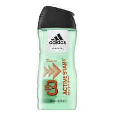 Adidas 3 Hair &amp;amp;amp; Body Active Start Gel de du? barba?i 250 ml foto