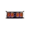 Ceas electronic vintage Nixie cu tuburi IN-12, RGB, telecomanda IR, afisaj ora data, cronometru, alarma, USB-C