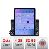 Navigatie Ssangyong Kyron Actyon G-158 ecran tip TESLA 9.7" cu Android Radio Bluetooth Internet GPS WIFI 4+32GB DSP 4G