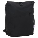 vidaXL Geanta de bicicletă pentru suport de bicicletă 25 L Negru 33x16x48 cm