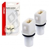 Set 2 Mufe T10 Bec Pozitie W5W W3W W16W LED Soclu Plastic Rezistent