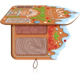 NYX Professional Makeup Gingerbaddie Land Buttermelt paletă cu iluminatoare și farduri de obraz culoare Deep 1 buc