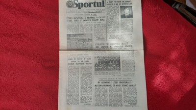 Ziar Sportul 28 05 1979 foto