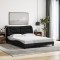 vidaXL Cadru de pat fără saltea, Hvar, negru, 160x200 cm, textil 3207781