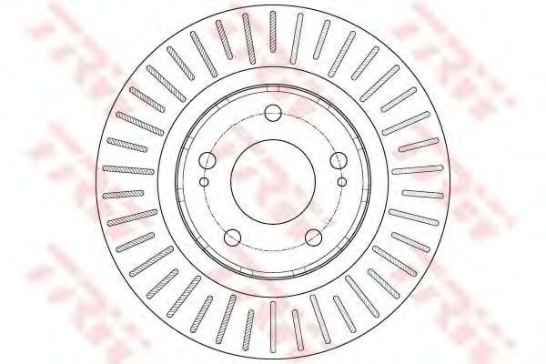 Disc frana CITROEN C-CROSSER ENTERPRISE (2009 - 2016) TRW DF6174