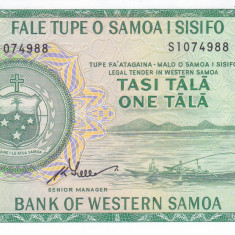 Bancnota Samoa de Vest 1 Tala ( 1967/ 2020 ) - P16e UNC ( serie S )