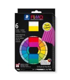 Pastă polimerică FIMO Professional set 6 culori 510g