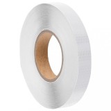 Banda Reflectorizanta Autoadeziva vidaXL, PVC, 2.5cm x 50m, Alba, Vizibilitate Mare, Siguranta, Impermeabila