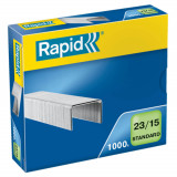 Capse 23/15 Rapid Standard, 1000 Buc/Set, Capacitate 120 Coli, Capse Rezitente, Capse Otel, Capse din Otel, Set de Capse, Set Capse Rapid, Capse Rapid