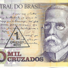 Bancnota 1000 cruzados - Brazilia, aUNC/UNC