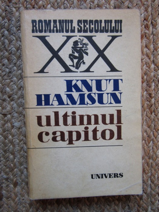 Ultimul capitol - Knut Hamsun