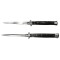 Set 2 briceaguri automate IdeallStore&reg;, Italian Blade, Stiletto, otel inoxidabil, negru