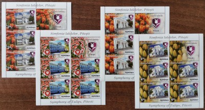 ROMANIA 2017 - Simfonia lalelelor Pitesti - Minicoli de 5 timbre MNH - LP 2141 b foto
