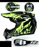 Cumpara ieftin Casca Moto Atv Cross Enduro Downhill + Ochelari 100% ,marimi disponibile XS,S,M
