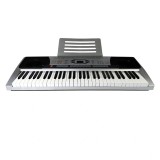 Cumpara ieftin Orga Electronica Angelet XTS-6099, 61 Clape, Display LED, 100 Tonuri/Rititmuri, Suport Partituri, Inregistrare, Gri/Negru