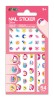 Stickere pentru unghii cu sclipici - Unicorni
