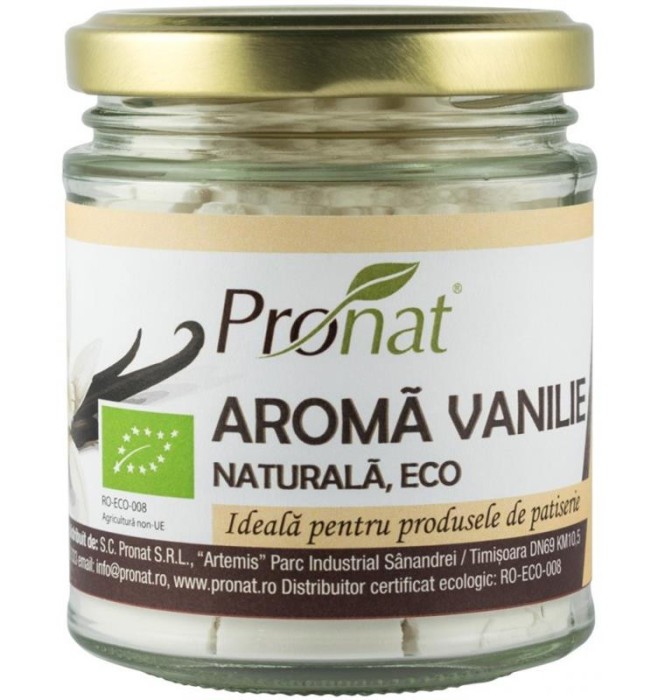 Aroma Naturala de Vanilie Bio 80 grame Pronat