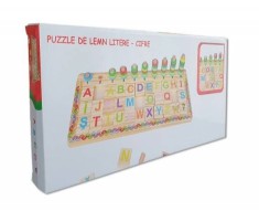 Joc educativ cu Logaritmi, cifre si numere, Lemn