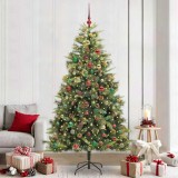 VidaXL Pom de Crăciun Artificial cu Ramuri Articulare și Conuri 240 cm 3395115