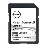 Card Navigatie GPS Original Nissan Connect LCN3 Europa V7 2023 Qashqai Juke X-Trail Navara Micra Note Tiida Pulsar (2013-2019)
