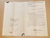 D934-Act vechi AUSTRIA 1916 semnatura personala. Marimi: 34/ 42 cm.