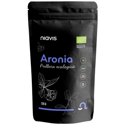 Aronia Pulbere Ecologica 125 grame Niavis foto