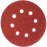 Raider 181104 - Set foi abrazive rotunde 125 mm granulatie 240 8 gauri 10 bucati
