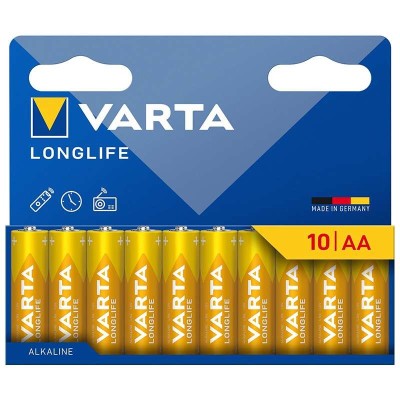 Varta Longlife Aa Pack10 foto