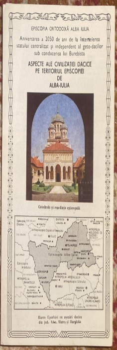 ASPECTE ALE CIVILIZATIEI DACICE PE TERITORIUL EPISCOPIEI DE ALBA-IULIA/PLIANT&#039;80