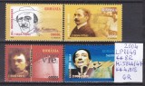 2004 Aniversari Personalitati (II), LP1649, MNH Pret 6+1 Lei, Oameni, Nestampilat