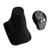 Set nuca cu manson schimbator viteze MARTI-NIK 15 compatibil cu TOYOTA RAV4 XA20 2000-2005, 6 viteze, piele