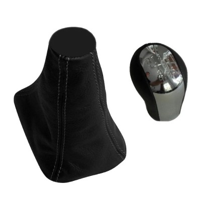 Set nuca cu manson schimbator viteze MARTI-NIK 15 compatibil cu TOYOTA RAV4 XA20 2000-2005, 6 viteze, piele foto