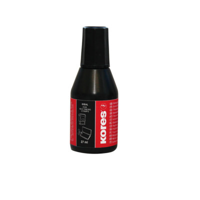 Tus Stampila Negru Kores, 27 ml, Rezistent la UV, Tus pentru Stampila, Tusuri pentru Stampila, Tus Negru Stampila, Tus pentru Stampila Negru, Tus pent foto